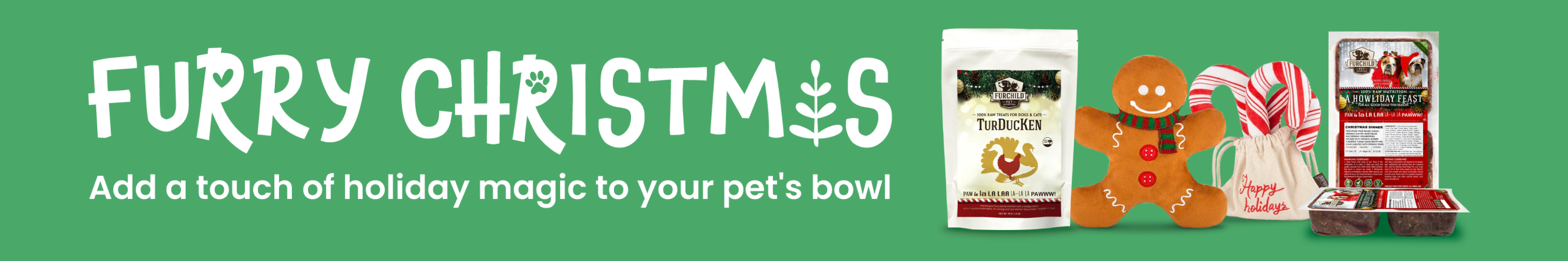 Premium Raw Pet Nutrition  Christmas Collection